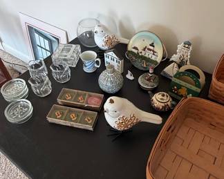 Assorted Decorative Collectibles Lot with Coastal and Nautical Themes
