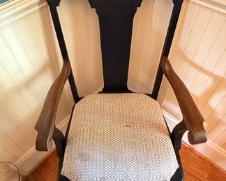 Queen Anne Style Painted Armchair