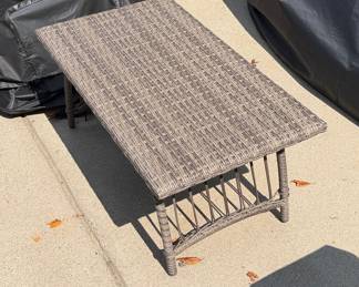 Rectangular Wicker Outdoor Coffee Table