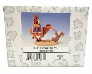Charming Tails Fitz and Floyd Im Pulling For You Figurine or second image