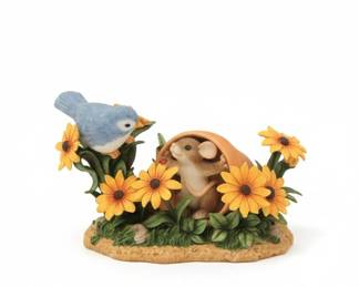 Fitz and Floyd Charming Tails Come Out And Play Figurine