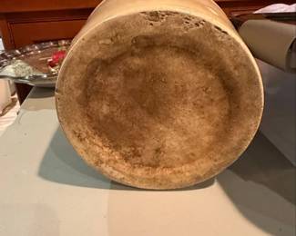 Vintage Stoneware Whiskey Jug with Wire Bail Handle second image