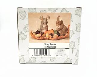 Charming Tails Giving Thanks Figurine by Fitz Floyd second image