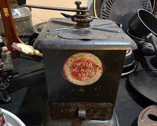 Vintage Universal No. One Pound Cast Iron Coffee Mill