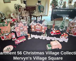 Department Christmas Village Collection Mervyns Village Square