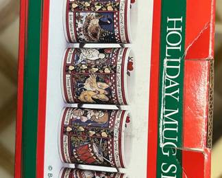 Betty Whiteaker Twelve Days of Christmas Stoneware Mugs Set of fifth image