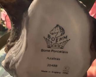 Boehm Bone Porcelain Azaleas second image