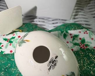 The Egg Lady Porcelain Ornament second image