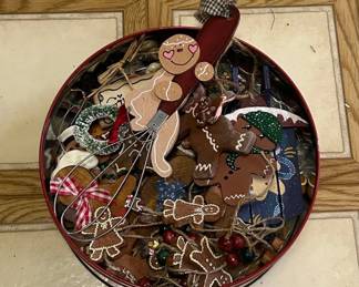 Vintage Gingerbread Christmas Ornament Collection