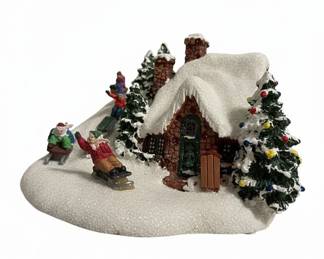 Thomas Kinkade Winter Memories Christmas Village House