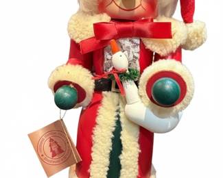 Holzkunst Christian Ulbricht Mrs. Santa Claus Nutcracker