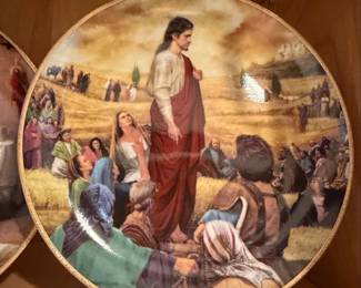 Artaffects The Sermon On The Mount Collector Plate by Lou Marchetti