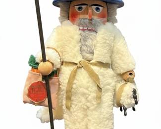 Vintage Steinbach Shepherd Nutcracker Volkskunst West Germany
