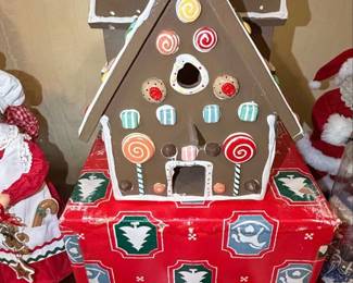 Vintage Gingerbread Bird House