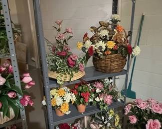 Various Artificial Floral Arrangements