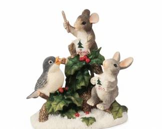 Fitz and Floyd Charming Tails Everbody Sing Figurine