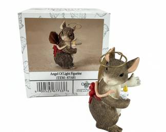 Charming Tails Angel of Light Figurine by Fitz and Floyd