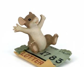Charming Tails Im A Winner Figurine or