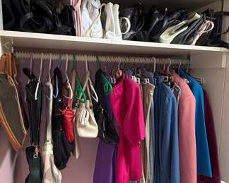 Vintage Assorted Handbags and Apparel