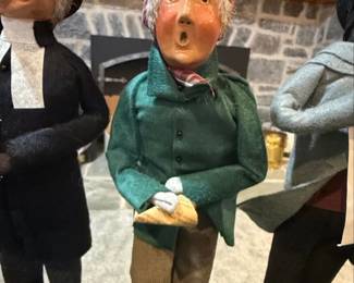 Byers Choice Caroler Man Holding Songbook