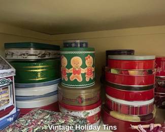 Vintage Holiday Tins second image