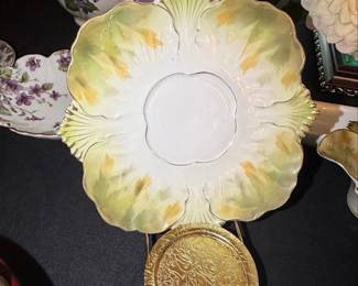 Vintage RS Prussia Floral Teacup and Saucer second image