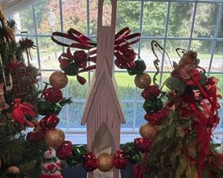Vintage ChurchShaped Christmas Decoration