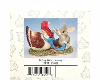 Fitz and Floyd Charming Tails Turkey With Dressing Figurine second image