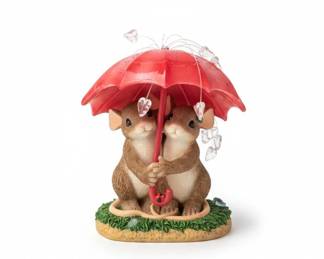 Fitz and Floyd Charming Tails Showered In Love Figurine