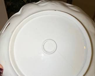 RS Prussia Porcelain Serving Plate Pink Floral second image