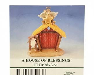Charming Tails A House of Blessings Figurine Item or by Fitz and Floyd second image