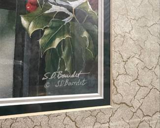 Susan Bourdet Victorian Seasons Winter Cardinal Print third image