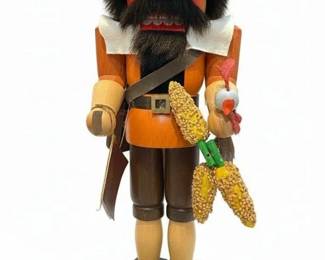 Steinbach Pilgrim Nutcracker with Corn and Turkey