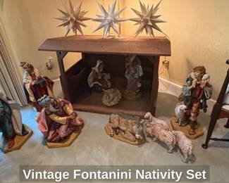 Vintage Fontanini Nativity Set