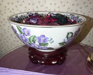 Andrea by Sadek Decorative Floral Bowl