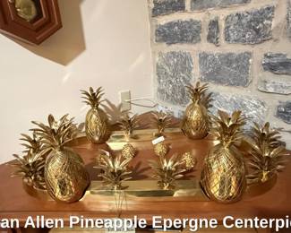 Ethan Allen Pineapple Epergne Centerpiece