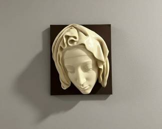 Metropolitan Museum of Art Head of the Virgin Wall Sculpture after Michelangelos Piet