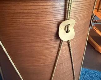 Vintage Handmade by Duane Slaymaker The Wood Shed Drum Accent Table third image
