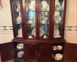 Vintage Pennsylvania House Cherry China Cabinet