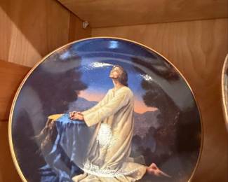 Franklin Mint Agony in the Garden Collector Plate