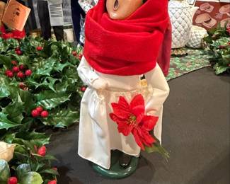 Byers Choice Caroler Mexican Girl with Poinsettia