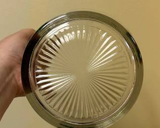 Vintage Indiana Glass Holly Berry Ice Bucket or Serving Bowl second image