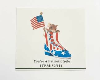 Charming Tails Youre A Patriotic Sole Figurine second image