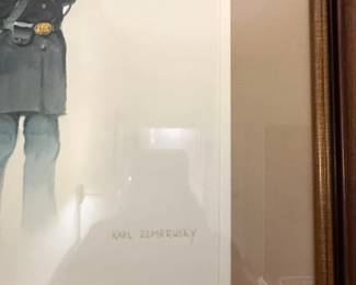Karl Zembrusky Civil War Soldier Watercolor second image