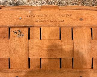 Longaberger Handwoven Basket