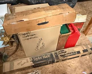 TaylorMade Golf Club Box and Camping Tent Box