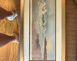 Tricia Original Seascape Watercolor 'After the Storm'