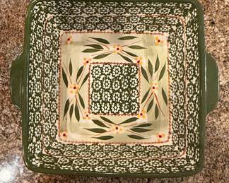 Temp-tations Old World Green Ceramic Tableware Set