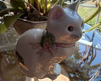 Vintage Fitz and Floyd Ceramic Cat Figurine
