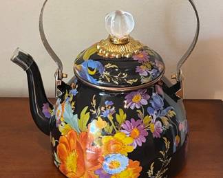 MacKenzie-Childs Flower Market Tea Kettle